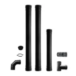 Estufa de pellet 12kW blanco Stove Canadian - Imagen 5